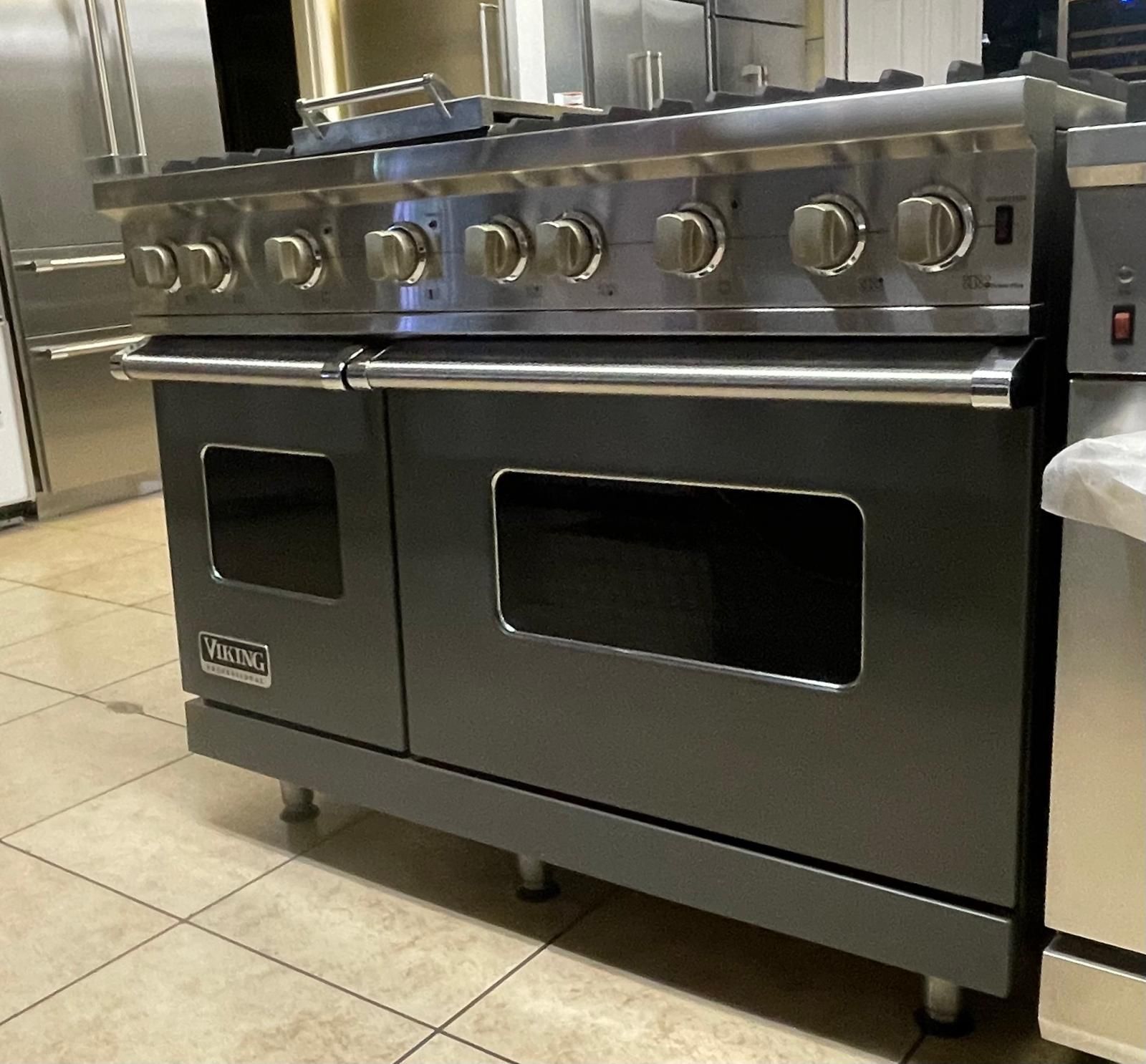 Viking 48 Inch Dual Fuel Range Gray