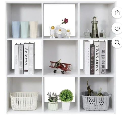 9-cubed Organizer, White