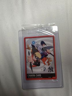 Naruto bandai yankees chakra card promo. New sealed.