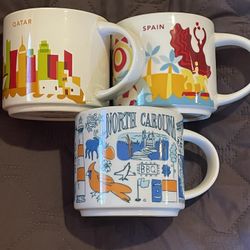 3 - Starbucks Collector Mugs! ☕️ 