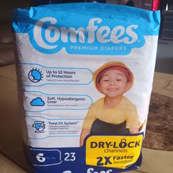 Comfees Premium Diapers Size 6 