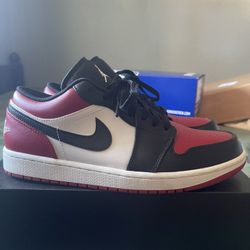 Jordan 1 Low Bred Toe