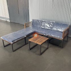6pc Outdoor Patio Sectional Furniture Set