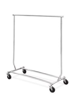 Single Rolling Clothes Rack