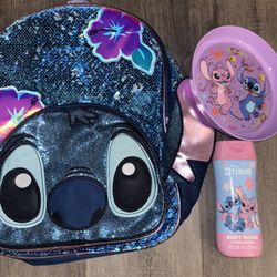 New Stitch Backpack with plate and body Wash