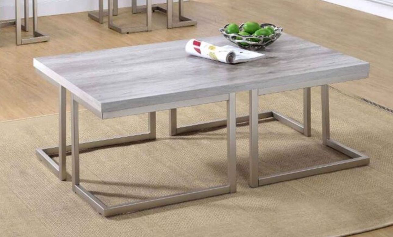 Contemporary Cocktail Table Only $149. End Table $129.