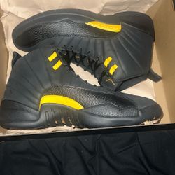 Jordan 12 Retro Mid Black Taxi
