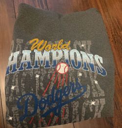 Dodger World Series hoodie. Med and xl   $30 each
