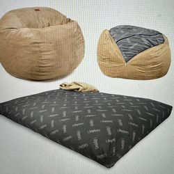 CoraRoys Bean Bag Chair + Bed (queen)