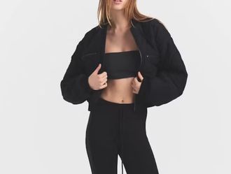 New skims Neoprene Outerwear Reversible Bomber Jacket