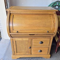 Oak Rolltop Desk