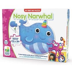 Big Nosy Narwhal Floor Puzzle