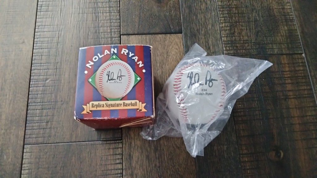 New Ryan Nolan replica signature baseball