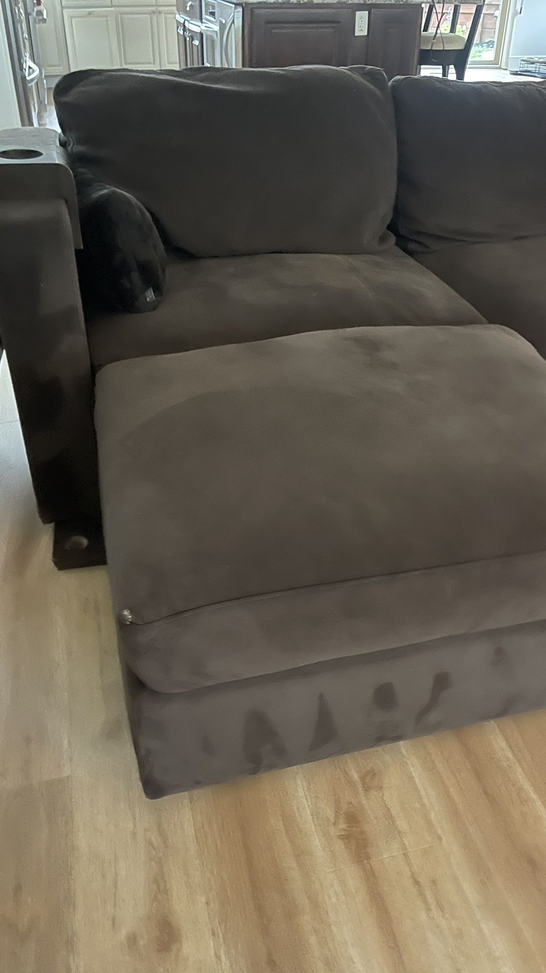 LoveSac Couches Velvet chocolate for Sale in San Jose, CA OfferUp