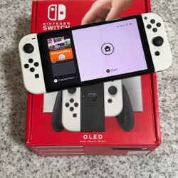 Nintendo Switch OLED with 128gb Card