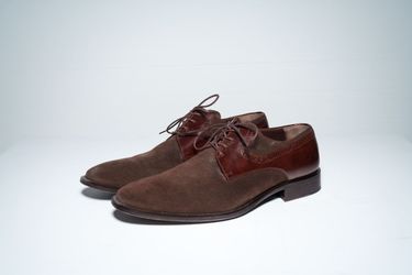 Johnston & Murphy Brown Suede Dress Shoes 10.5
