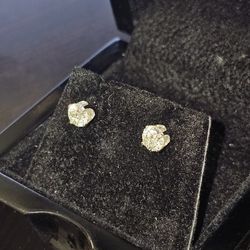 14K 1.00CTW DIAMOND STUD EARRINGS