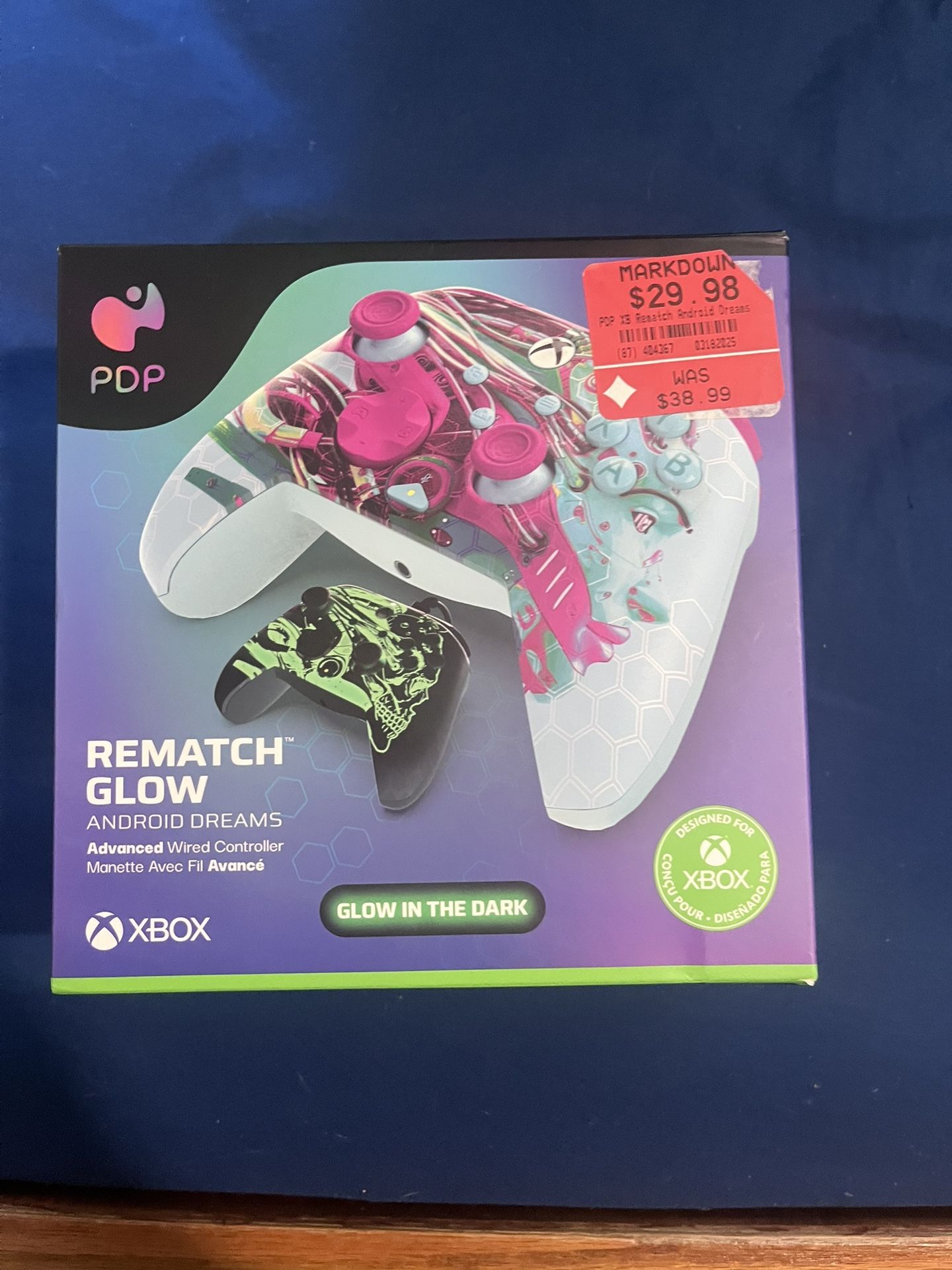 PDP REMATCH GLOW Wired Xbox Controller 
