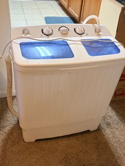 Compact washer and spinner