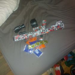 Custom Graffiti Gel Blaster - Drum Mag Edition