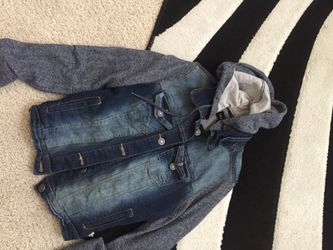 Sweater jean jacket