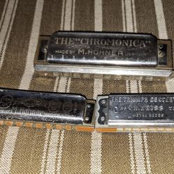 Vintage 3 Harmonicas