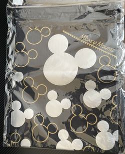 Disney Mickey Mouse Black Drawstring Bag
