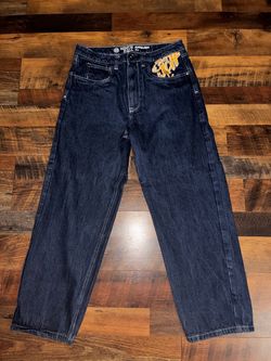 Ninth Hall Ambush Jeans with embroidery design on back pocket Size 32 #ambush #embroidered #ninthhall #y2k #grunge