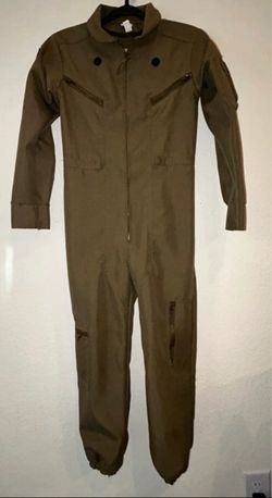 Top Gun kids olive drab flight suit costume