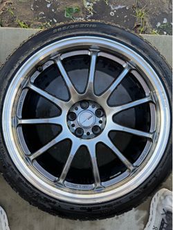 Work Emotional 11R w/ Work hub caps & Nexen N3000 Tires! 18x9.5 +38!
