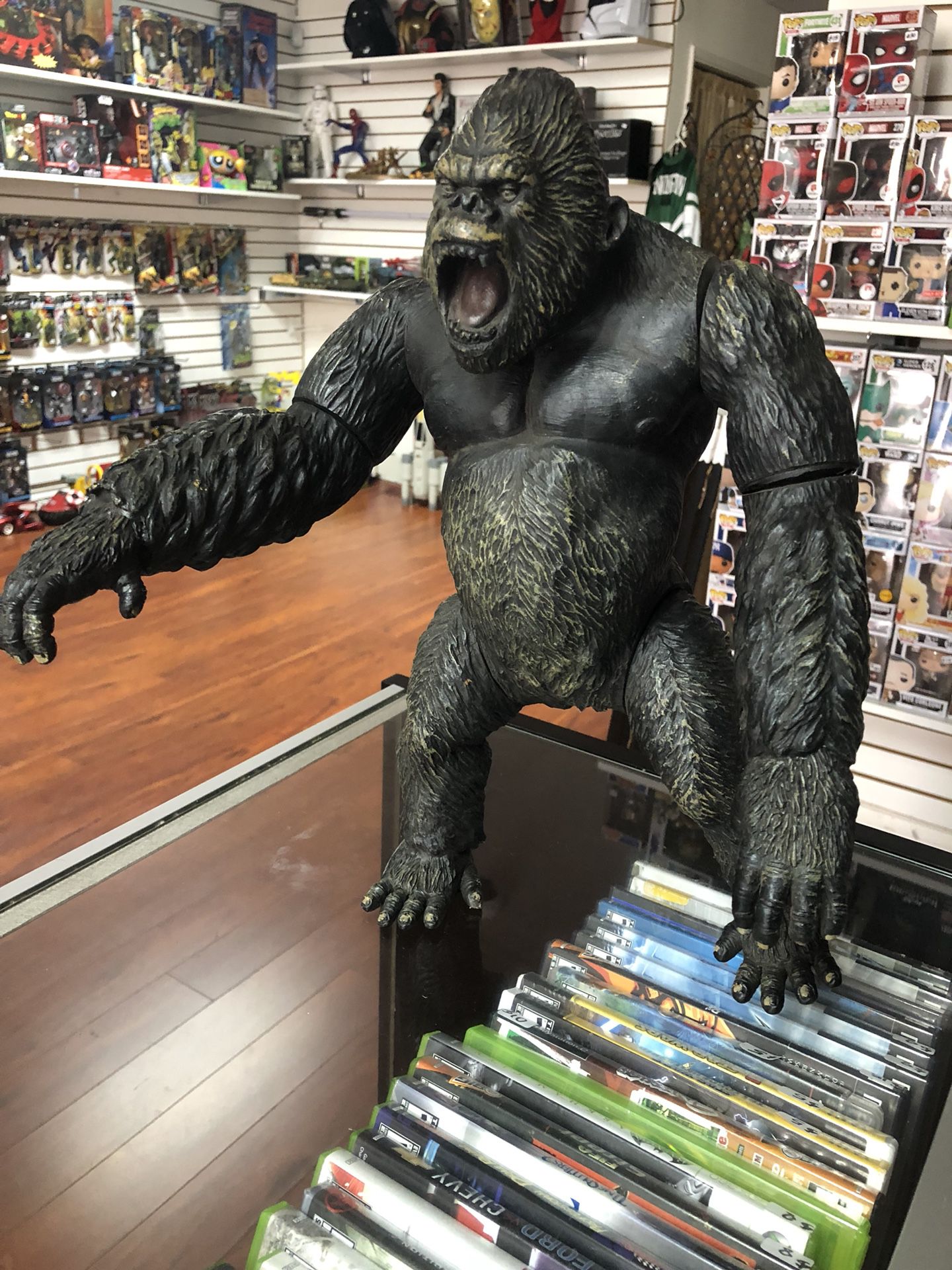 King Kong 8th Wonder Of The World Gorilla Ape Action Figure 14” Inches