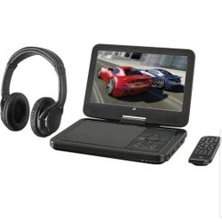 GPX DVD PLAYER WITH HEAD SET  **NEW IN BOX**