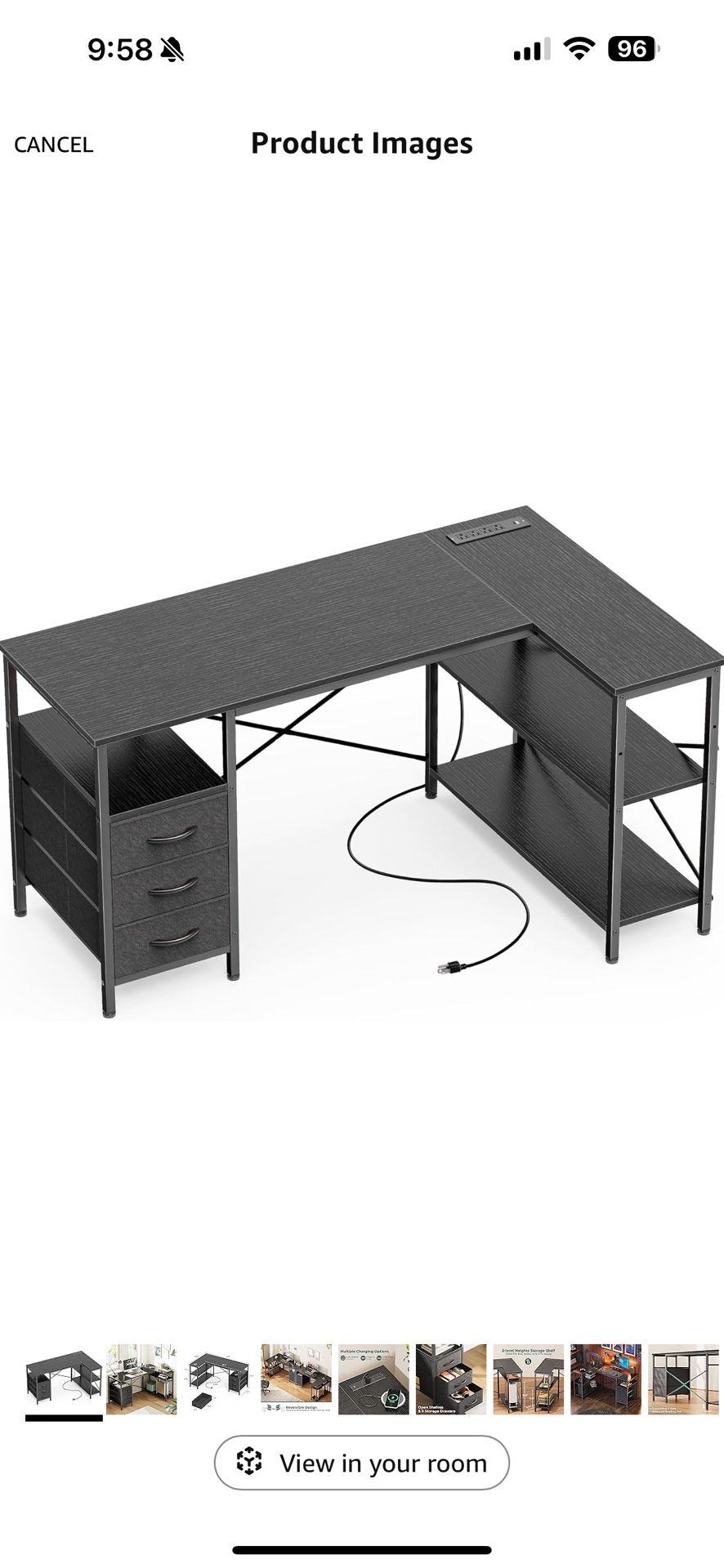 Office Desk + Ergonomic Chair – Like New