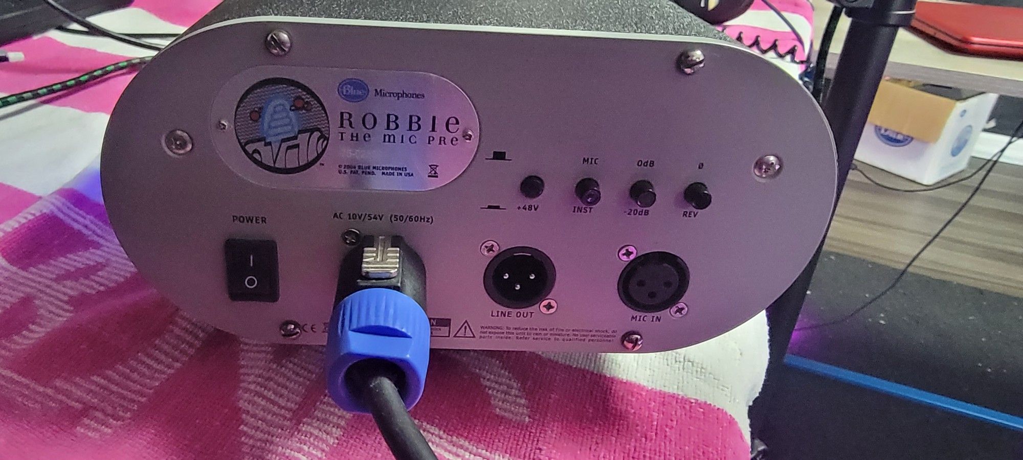 Blue Microphone ROBBIE THE MIC PRE 真空管 Robbie - Blue Blue 