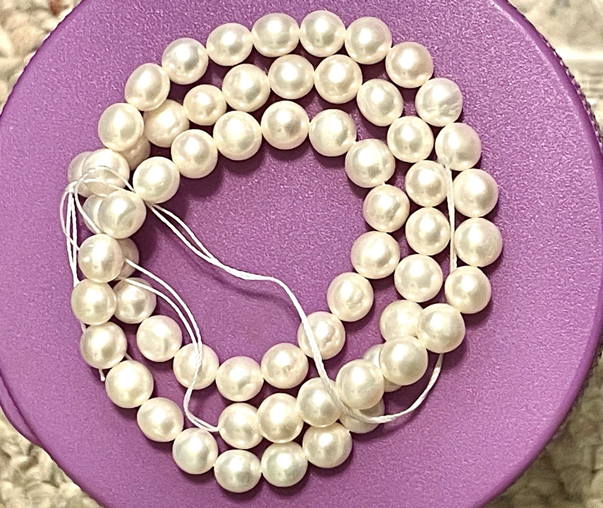 Strand Of 6mm Cultured Pearls