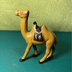 Cast-iron camel bank.