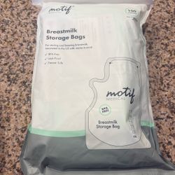 five Bags Of Breastmilk Storage Bags