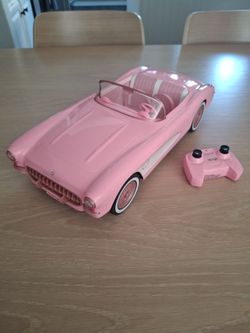 Barbie, pink, Chevrolet, convertible, remote control