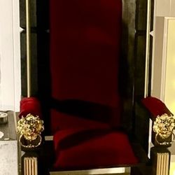 Throne Chair - Perfect For Wedding/ Themed Party / Photo Booth