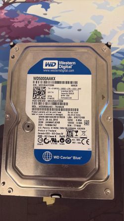 WD 500GB HDD