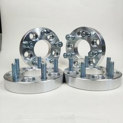 4Pcs 1inch 5x4.5" Wheel Spacer 12x1.5 studs