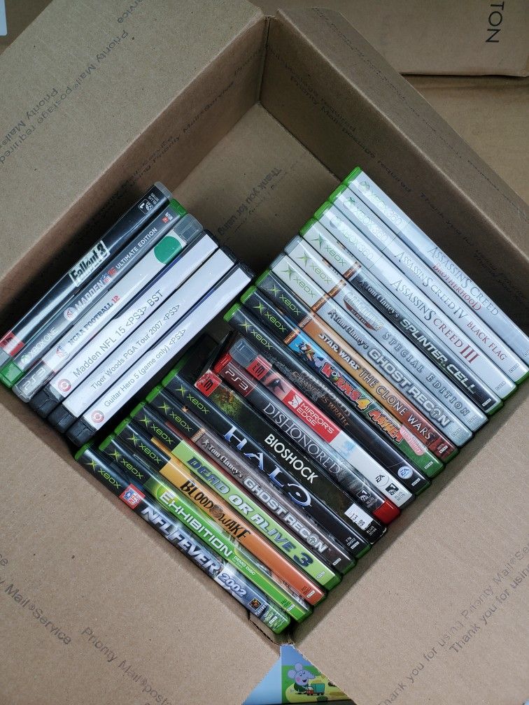 24 Video Game Lot For Xbox One Ps3 Playstation
