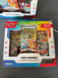 Released 08/07/26!!! Pokemon First Partner Illustration Collection Series 3 Box TCG