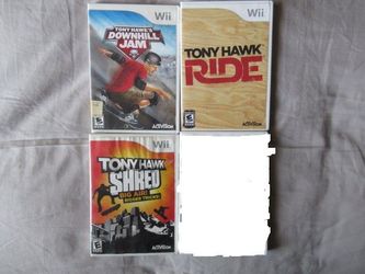 Nintendo Wii Tony Hawk games