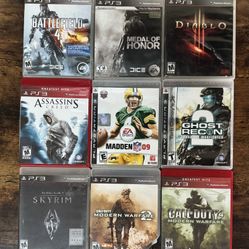 Ps3 PlayStation Games just $5 each