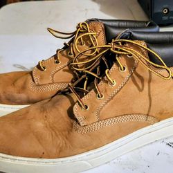 Timberland Boots Mens 12 Groveton Ankle Bootie Brown Lace Up Ankle Top 9463B