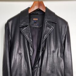 Mens COACH Leather Jacket SIZE M. Good condition 