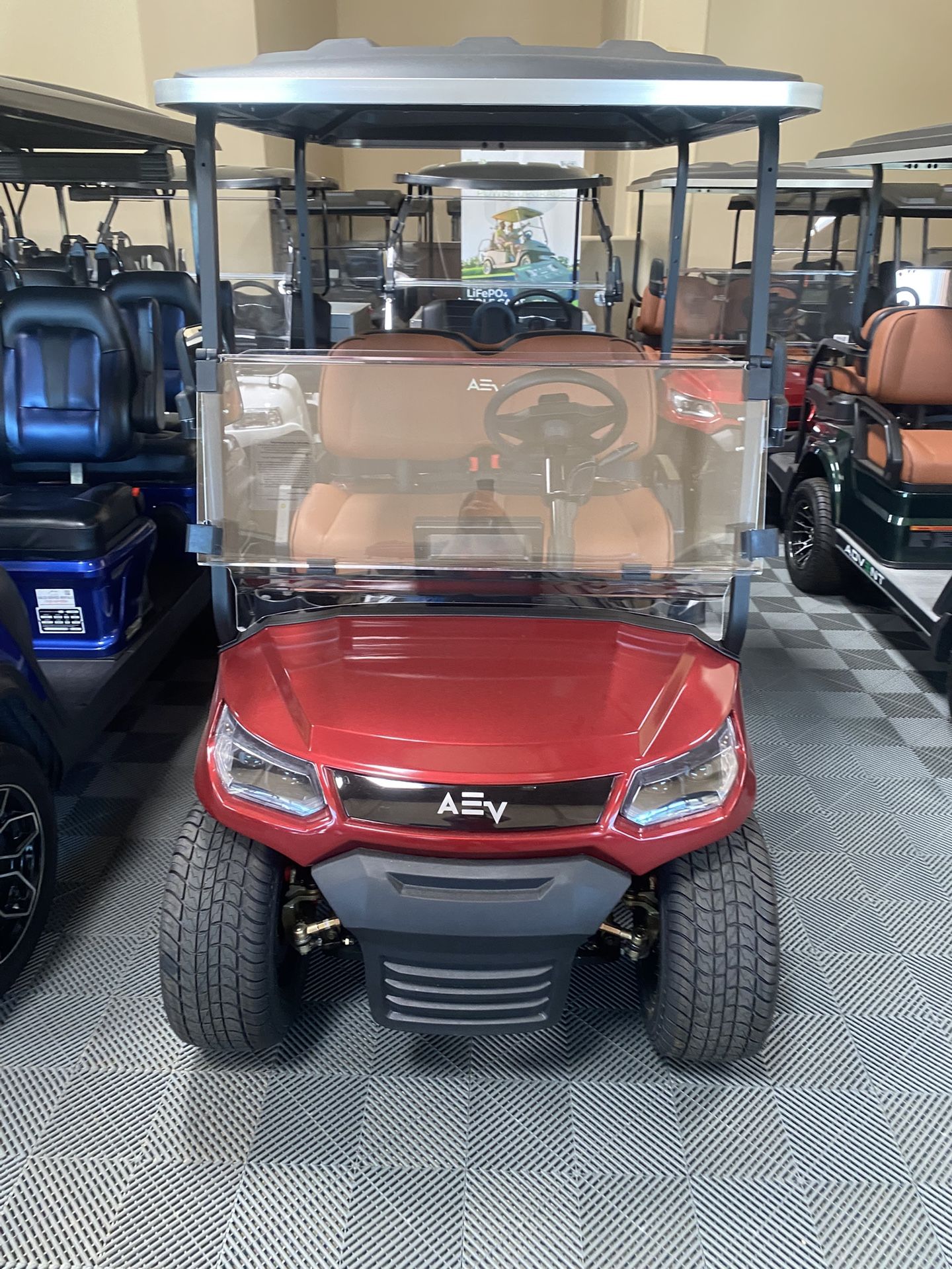 AEV Advent 4 - Red Golf Cart