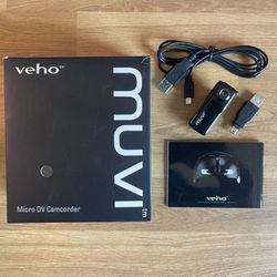 Veho Muvi HD10X Micro Camcorder | HD | Handsfree | Body Worn | Action  Digital Mini Camera