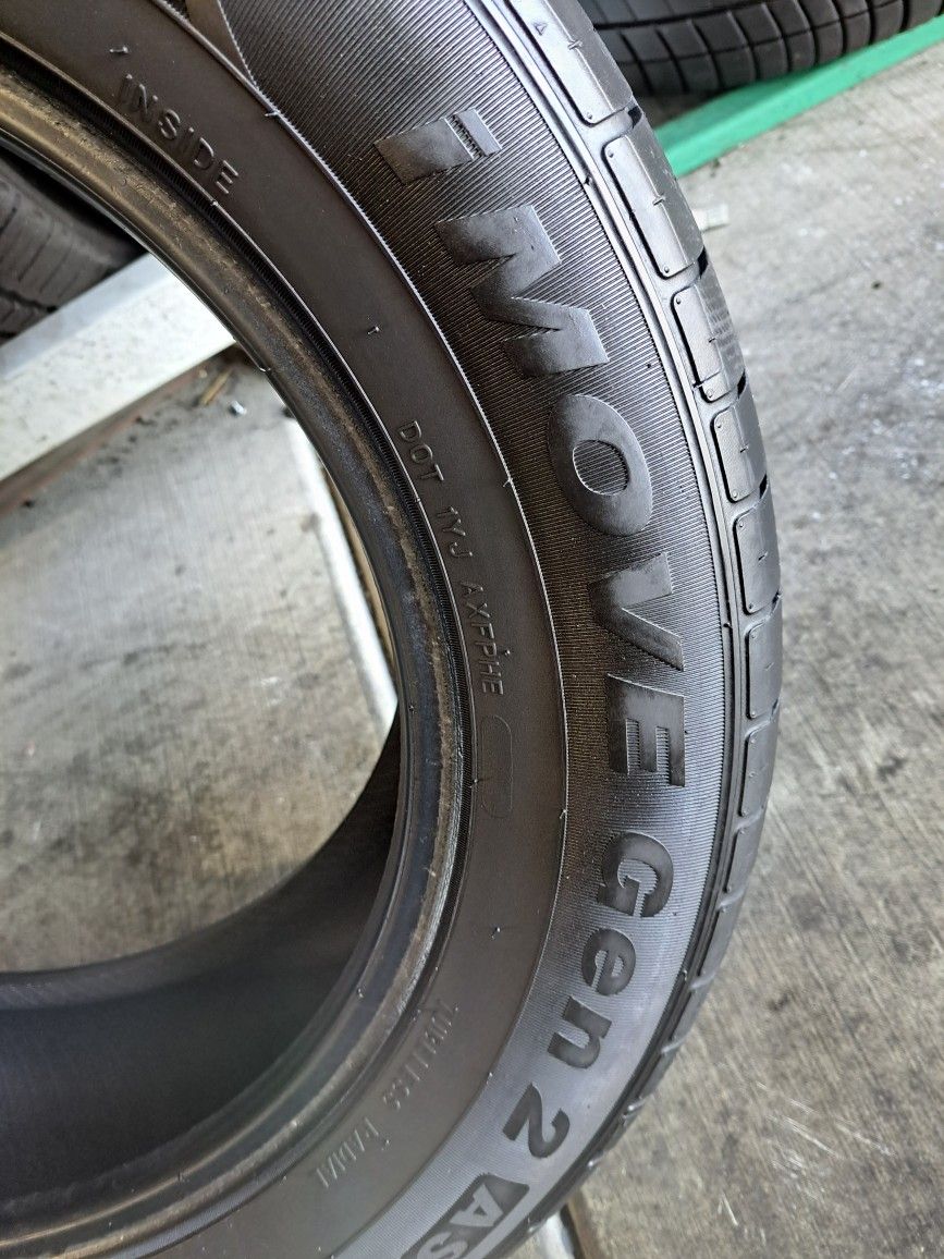 2 USED TIRES 215 60 16 IRONMAN w/80 Thread Life Both Installed And Balanced 100 (50 each) SD